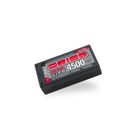 Team Orion Carbon Pro Ultra LiPo 2S 4500mAh 100C 7,4V Shorty Torque