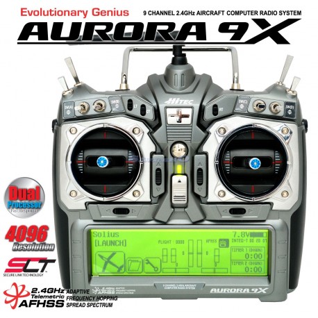 AURORA 9X SOLO TX 2,4GHz MODE1