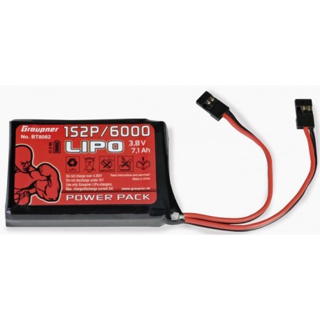 Batteria per Tx LiPo 1S2P/6000