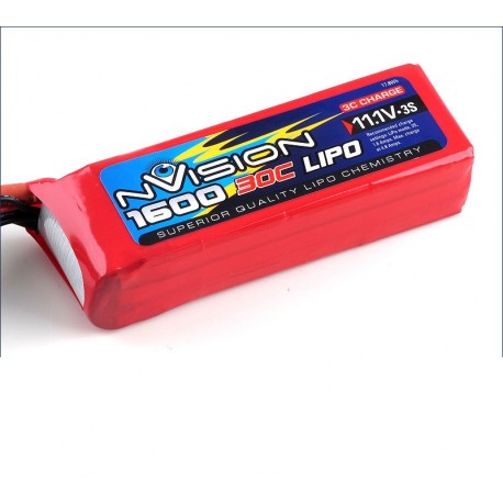 NVISION LIPO 3S 11.1V 1600 40C