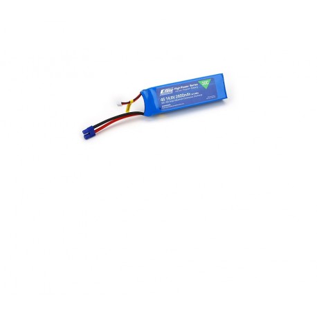 2800mAh 4S 14.8V 30C Li-Po, 12 AWG EC3 by E-flite