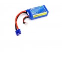 1350mAh 3S 11.1V 30C LiPo, 13AWG EC3 by E-flite