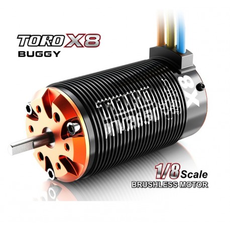 TORO X8 Buggy BL Motor Sensorless 6 Pole 9 Slot 9T, 1750KV